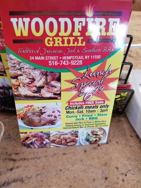 menu of Wood Fire Grill