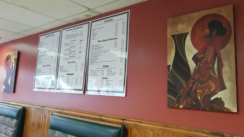 menu of Mike's Steak House