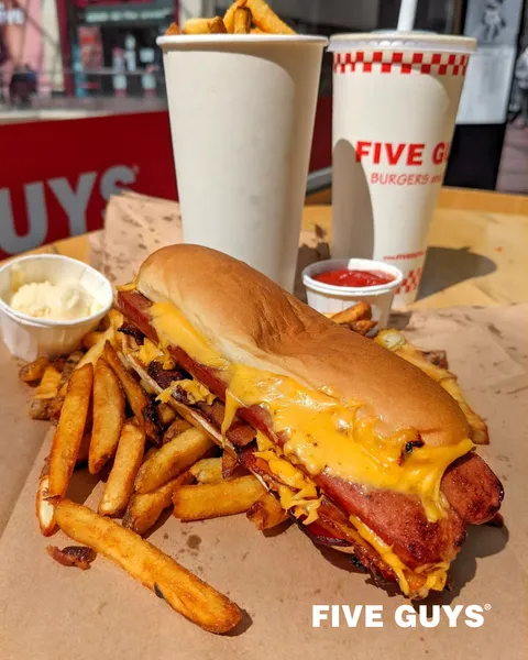 Cheese Dog Five Guys