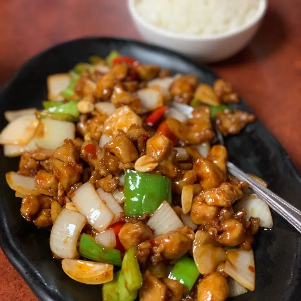 Kung Pao Chicken Happy Town Chinese Restaraunt