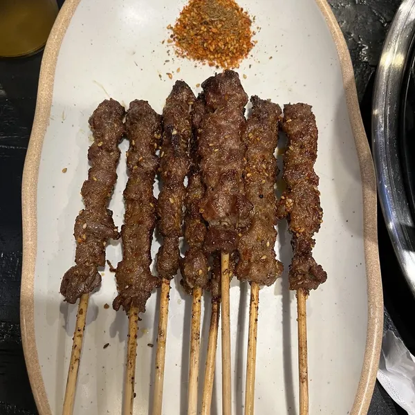 Xinjiang Hand-Pulled Noodles Xiao Chuan Dian Mini Lamb Skewers House