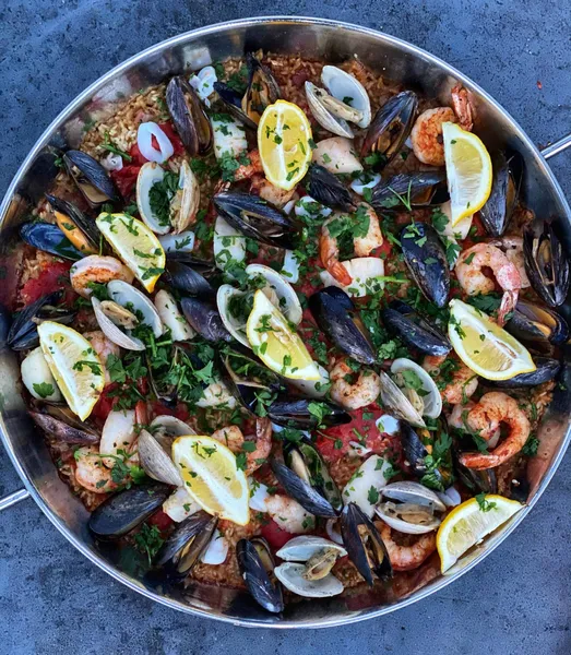 Seafood Paella Rella Oysters