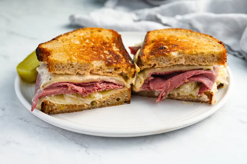 Reuben Sandwich As Evi Bakery And Restaurant