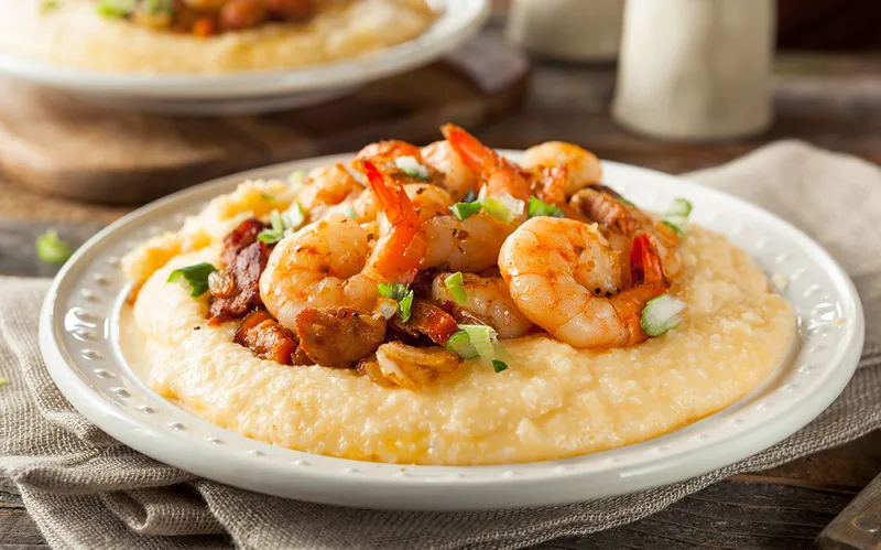 Soulful Shrimp & Grits James Brown's Place/ Funky Griddle