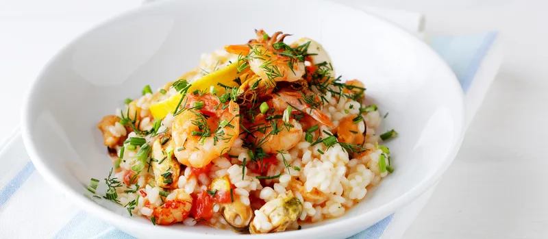 Seafood Risotto Atlas Eats