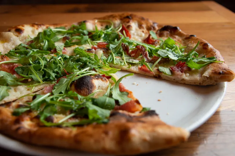 Prosciutto Arugula Pizza Apizza Regionale