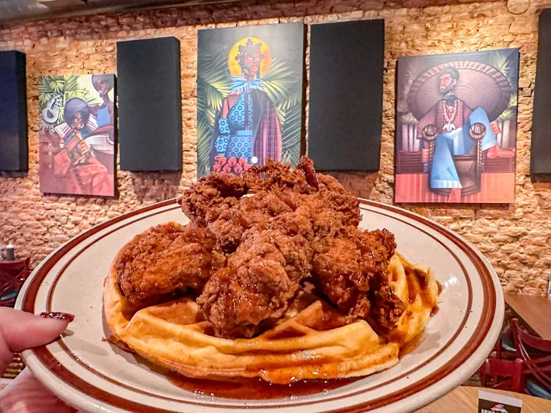 Chicken and Waffles Funk 'n Waffles