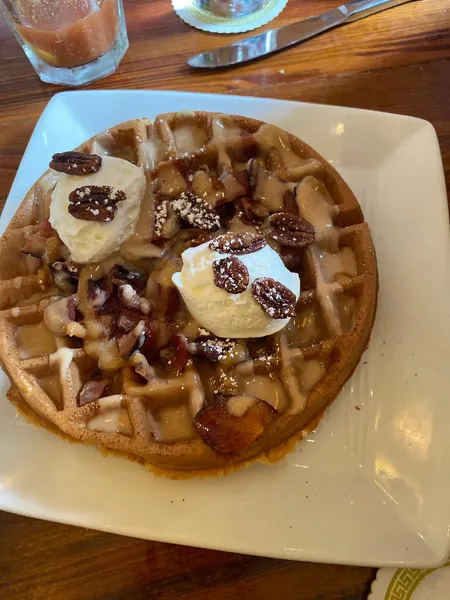 Banana Foster Waffle Funk 'n Waffles