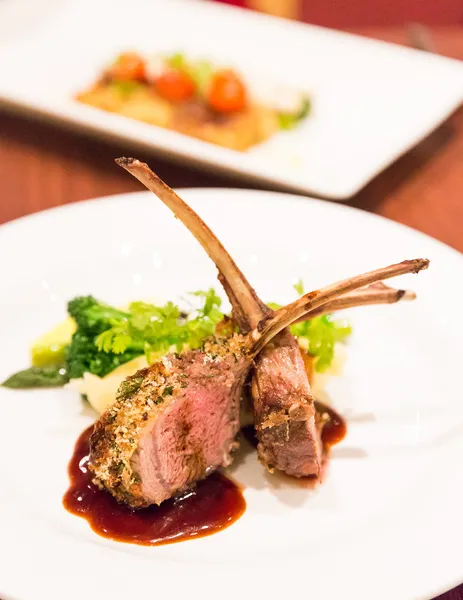 Rack of Lamb Twin Trees Restaurant