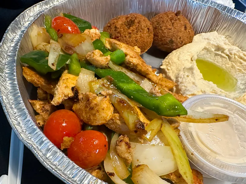 Falafel Platter Goodies Mediterranean Grill & Cuisine