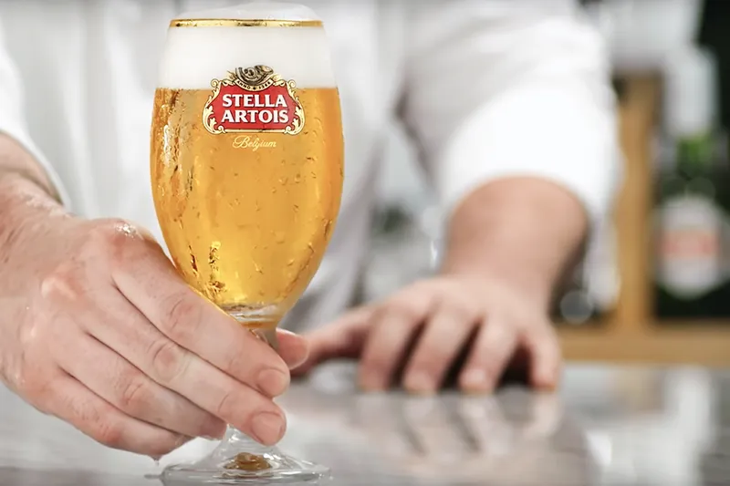 Stella Artois Up Stairs