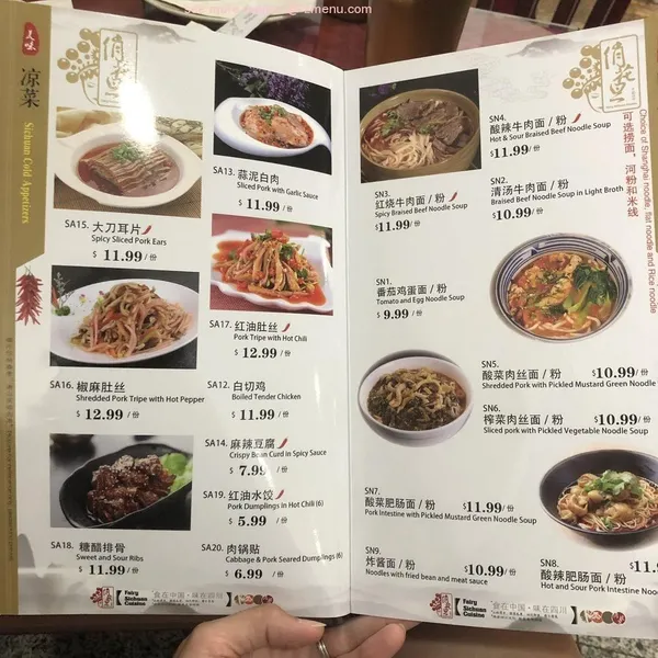 Dan Dan Noodles Fairy Sichuan Cuisine 俏花旦川菜馆