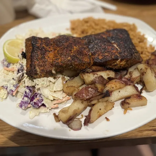 Blackened Mahi Mahi Aloha Krab Cajun Seafood & Bar