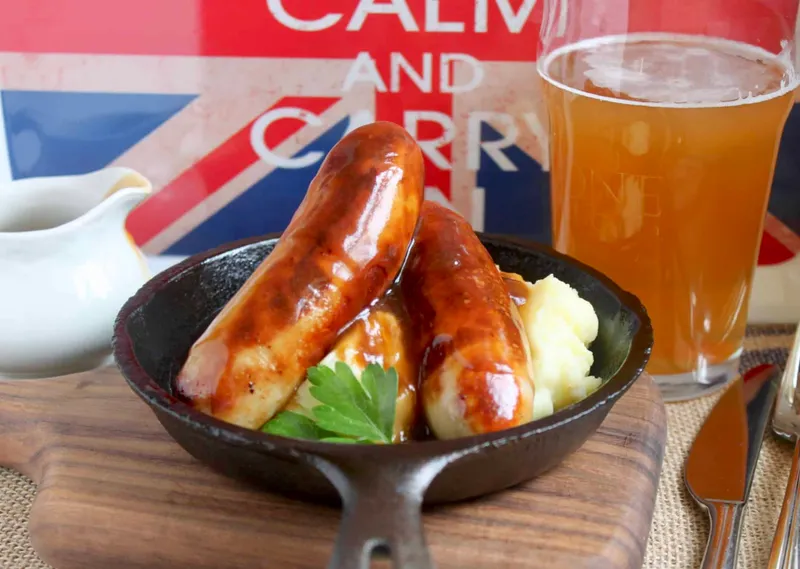 Bangers and Mash Across The Street Pub