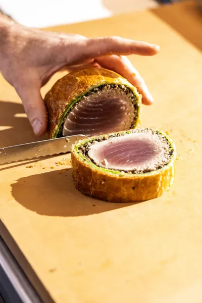 Seared Ahi Tuna Wellington's