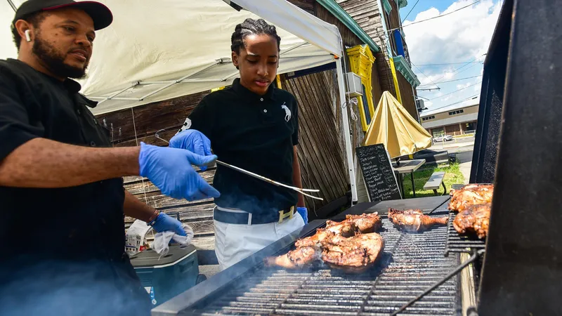 Jamaican Jerk Chicken Island Breeze Bar and Grill