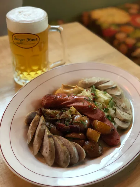 Grilled Bratwurst Jaeger Haus