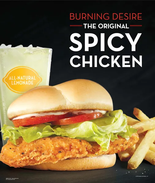 Spicy Chicken Sandwich Wendy's