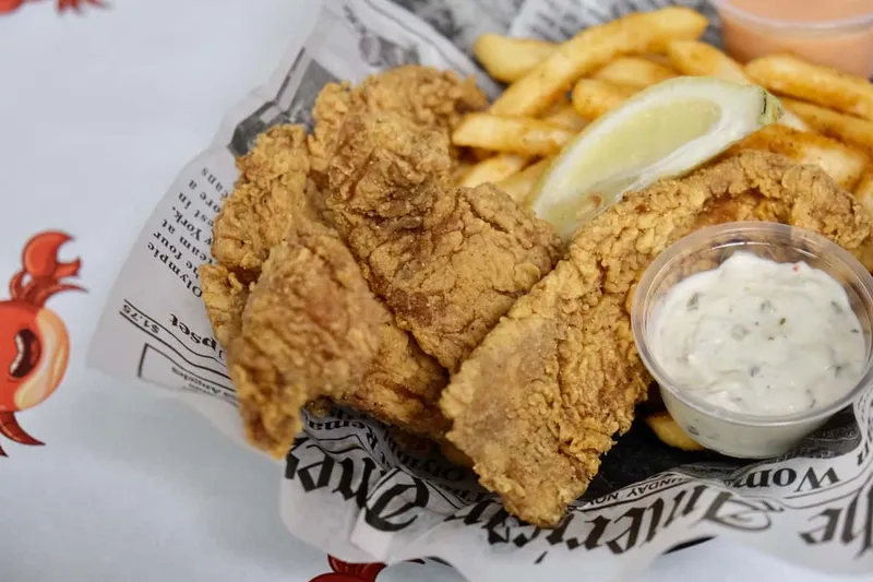 Fried Catfish Hook & Reel Cajun Seafood & Bar