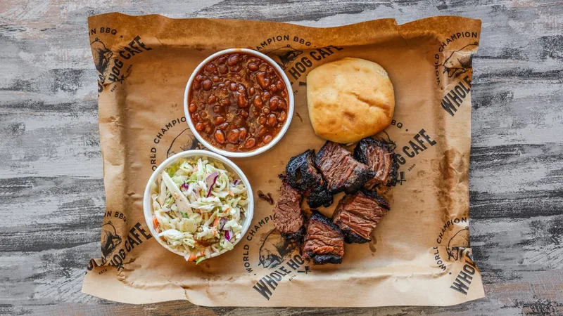 Brisket Platter Whole Hog Cafe