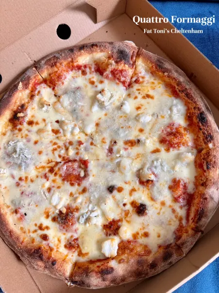 Quattro Formaggi Pizza A & V Pizzeria