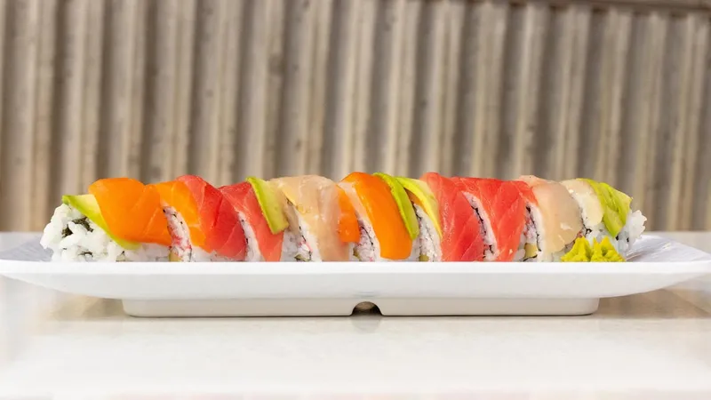 Rainbow Roll Mizu Sushi Japanese Restaurant