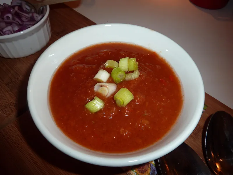 Gazpacho Andaluz Mi Olivia Restaurant