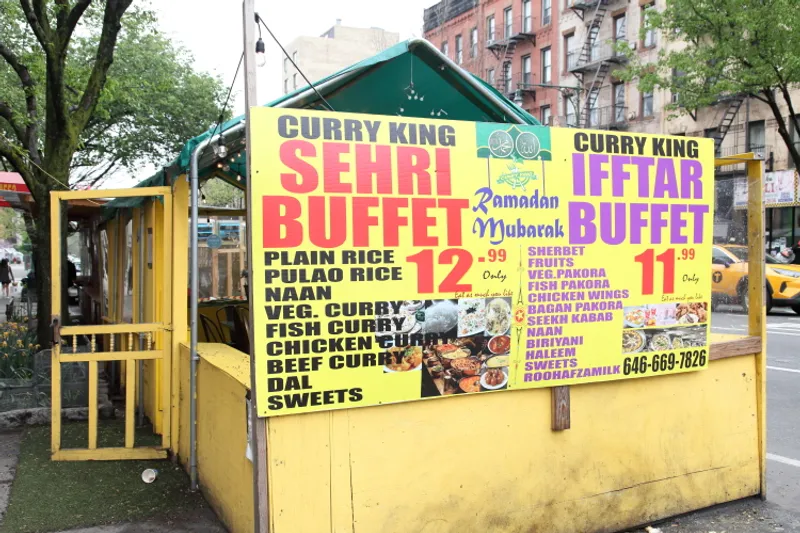 menu of Curry King