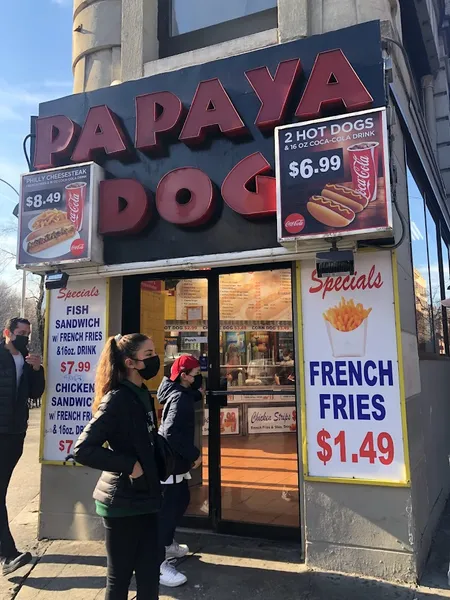 menu of Papaya Dog