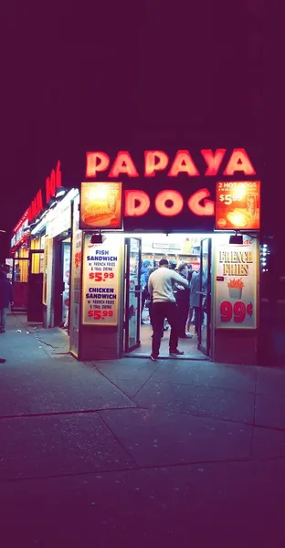 menu of Papaya Dog