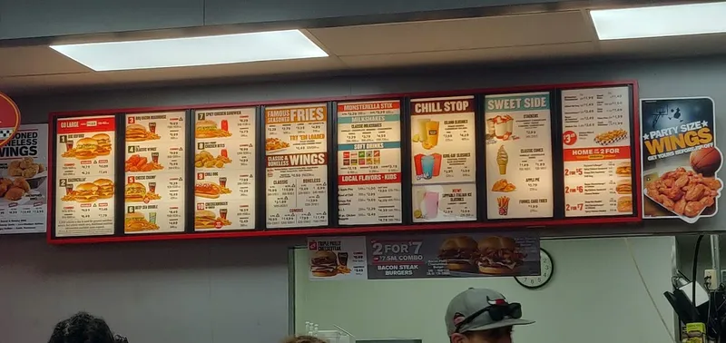 menu of Checkers