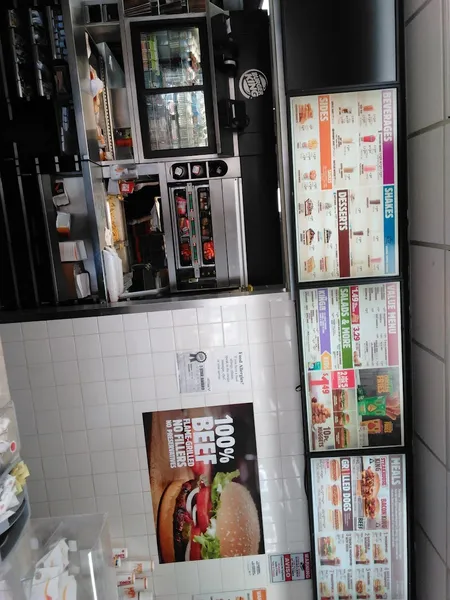 menu of Burger King