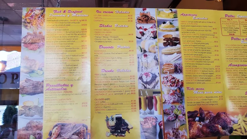 menu of Don Alex