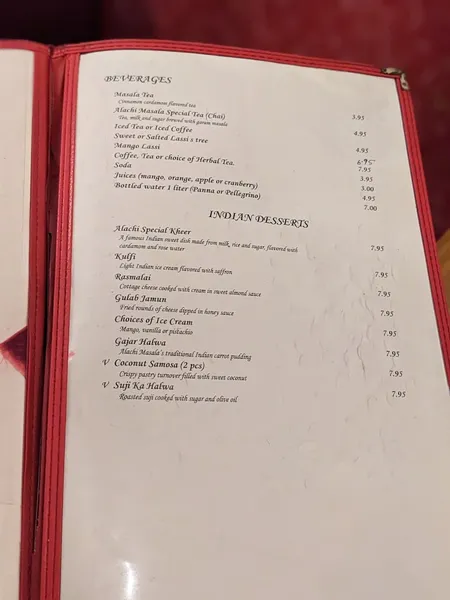 Menu Alachi Masala