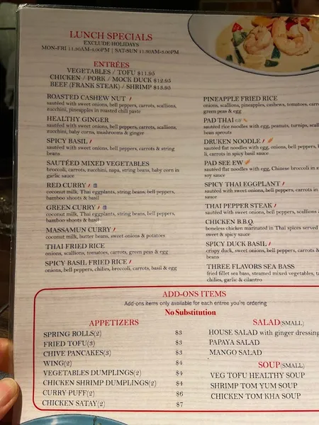 Menu Thai 72