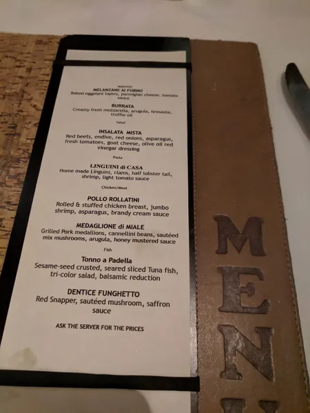 Menu Cielo