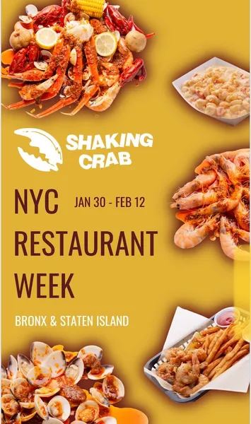 menu of Shaking Crab (Staten Island)