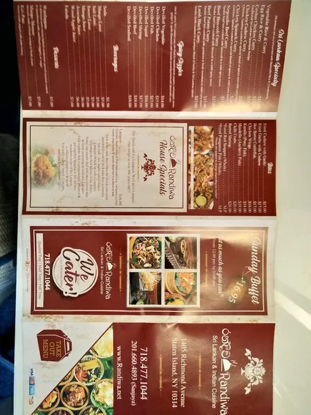 Menu Randiwa