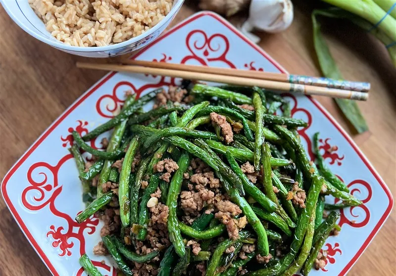 Dry Fried String Beans Grand Sichuan