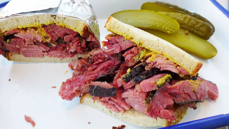 Pastrami Sandwich Meat and Bread