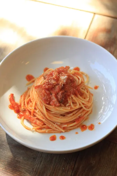 Bucatini all'Amatriciana Osteria Del Porto