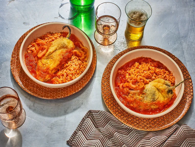 Chiles Rellenos Mezcali