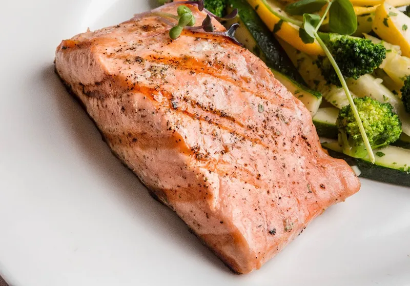 Grilled Salmon La Fontana