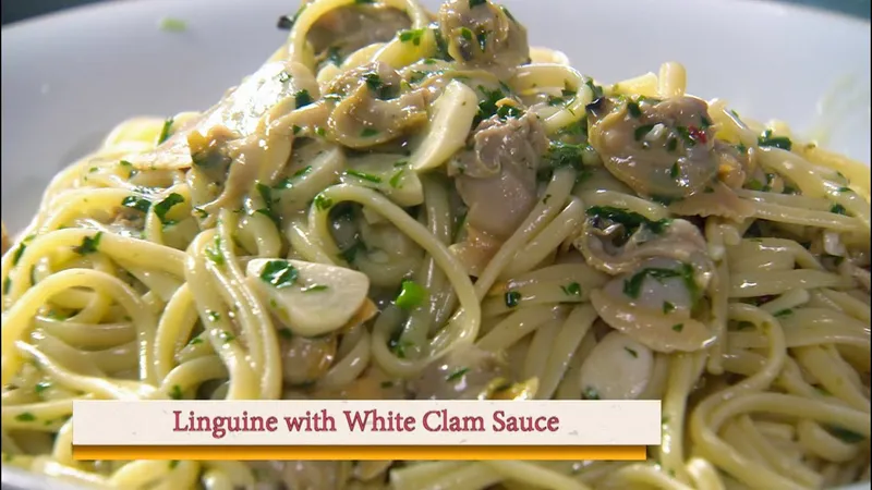 Linguine with Clam Sauce Patrizia's of Brooklyn