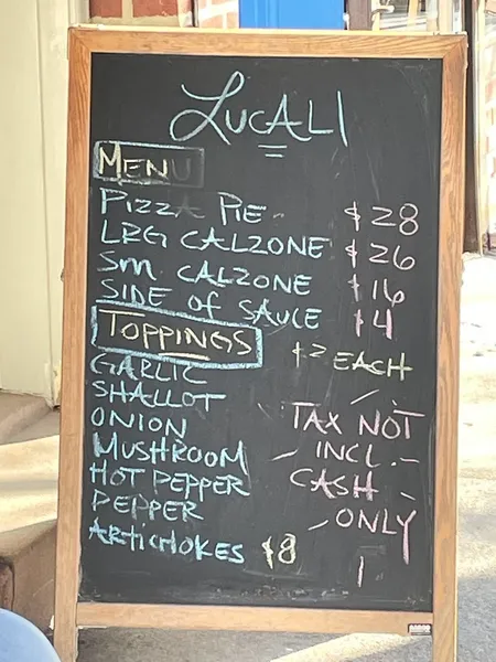 menu 2 of Lucali