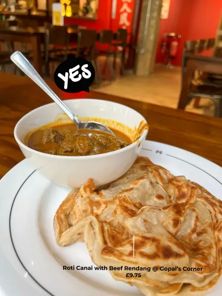 Roti Canai with Beef Rendang Lemak Kitchen