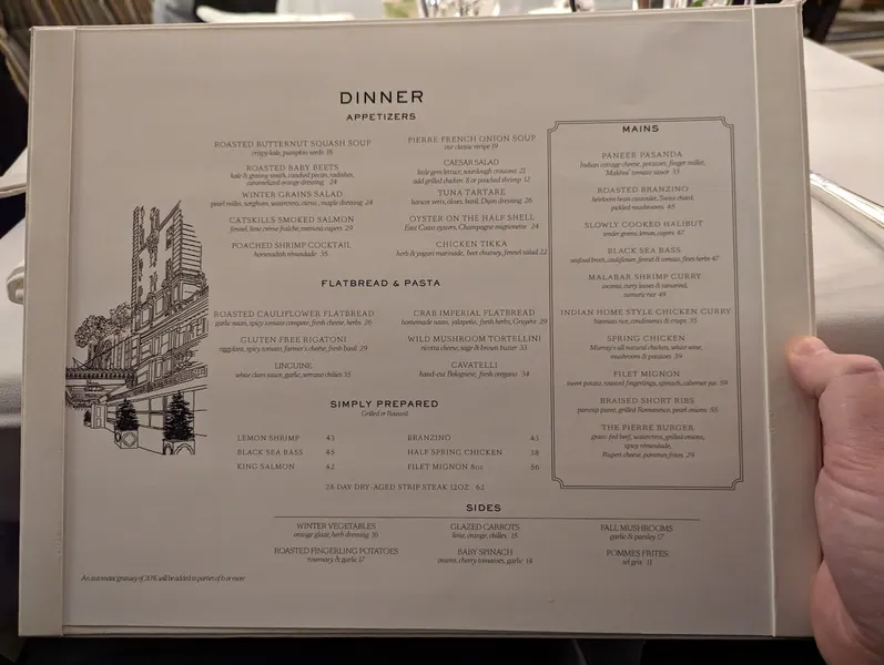 menu of Perrine