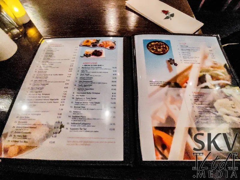 menu of Sapporo Ichiban