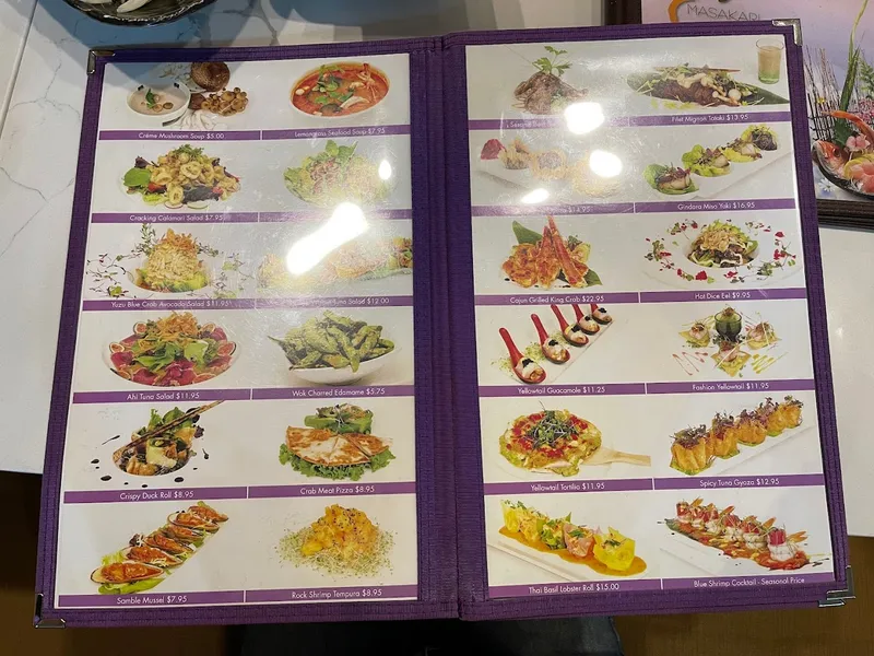 menu of Masakari