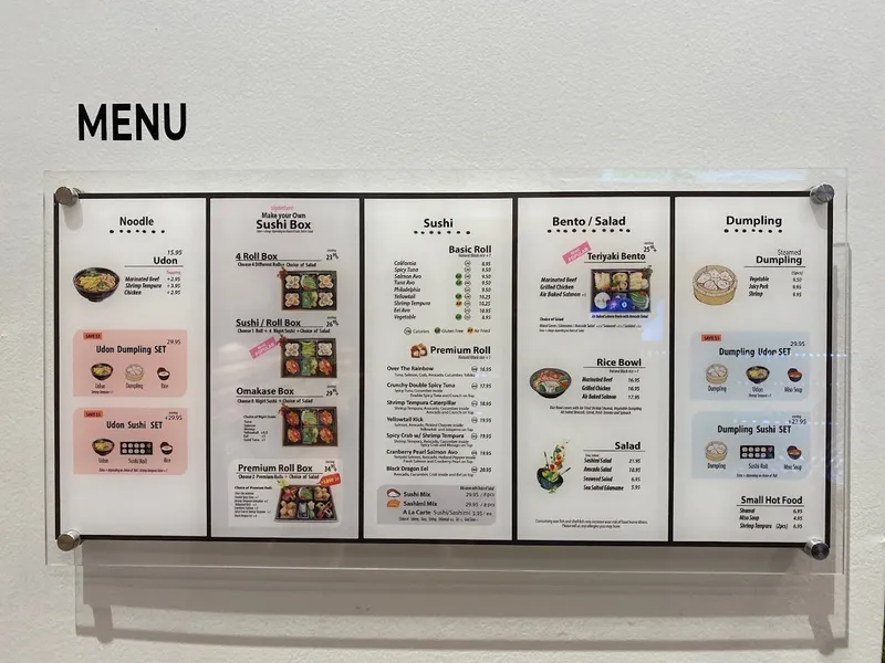 menu of Sushi & Co - Midtown